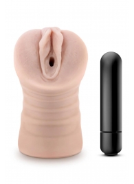 Телесный мастурбатор-вагина Ayumi с вибрацией - Blush Novelties - в Ставрополе купить с доставкой