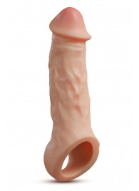 Телесная насадка-удлинитель Intrepid 9.25 Inch Realistic Penis Extender Sleeve - 23,5 см. - Blush Novelties - в Ставрополе купить с доставкой