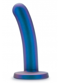 Синяя насадка с гладкой поверхностью Surrender 5.75 Inch Intermediate Pegging Dildo - 14,6 см. - Blush Novelties - купить с доставкой в Ставрополе