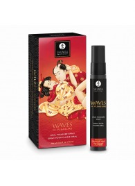 Оральный спрей Waves of Pleasure с ароматом клубники и шампанского - 20 мл. - Shunga - купить с доставкой в Ставрополе