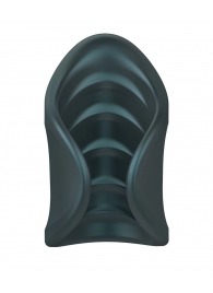 Серый сквозной мастурбатор с вибрацией Manwan Starter - Manwan - в Ставрополе купить с доставкой