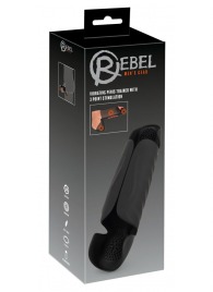 Черный вибромастурбатор с трехточечной стимуляцией Penis Trainer with 3 Point Stimulation - Orion - в Ставрополе купить с доставкой