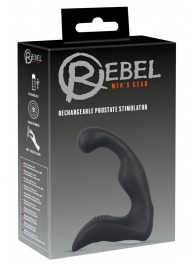 Черный перезаряжаемый стимулятор простаты с вибрацией - 14,6 см. - Orion - в Ставрополе купить с доставкой