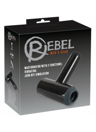 Черный мастурбатор с удобной ручкой Masturbator with 2 Functions - Orion - в Ставрополе купить с доставкой