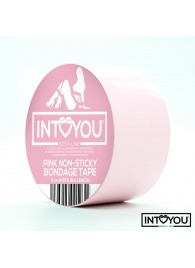 Розовый скотч для фиксации Non-Sticky Bondage Tape - 15 м. - Intoyou - купить с доставкой в Ставрополе