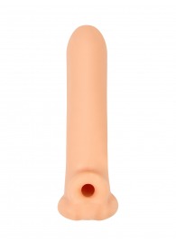 Телесный фаллоудлинитель Titan - 16,5 см. - Lola Games - в Ставрополе купить с доставкой