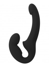 Черный безремневой страпон Share Lite - Fun Factory - купить с доставкой в Ставрополе