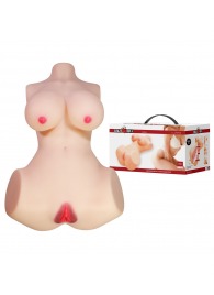 Мастурбатор-торс Aveline с 2 любовными тоннелями - Baile - в Ставрополе купить с доставкой