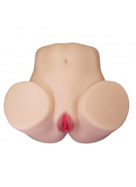 Телесный мастурбатор Julia с 2 любовными каналами - Baile - в Ставрополе купить с доставкой