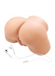 Телесный мастурбатор Olivia с 2 любовными отверстиями - Baile - в Ставрополе купить с доставкой