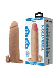 Телесная насадка на пенис Xerxes - 22 см. - Baile - в Ставрополе купить с доставкой