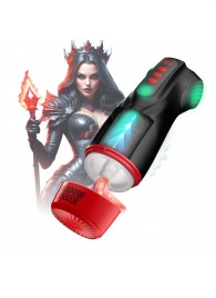 Интерактивный мастурбатор Raven с вакуумом, вибрацией и подсветкой - Shots Media BV - в Ставрополе купить с доставкой