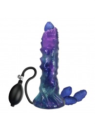 Фиолетовый яйцеродящий фаллоимитатор Duskwalker Sentinal на присоске - 22,4 см. - Baile - купить с доставкой в Ставрополе