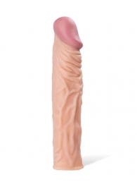 Насадка с ярко выраженной головкой и рельефным стволом - 19 см. - A-toys - в Ставрополе купить с доставкой