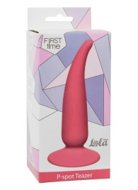 Розовая анальная пробка P-spot Teazer Pink - 12,2 см. - Lola Games - в Ставрополе купить с доставкой
