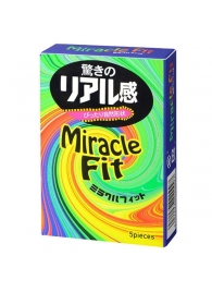 Презервативы Sagami Xtreme Miracle Fit - 5 шт. - Sagami - купить с доставкой в Ставрополе