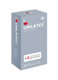 Презервативы с точками Unilatex Dotted - 12 шт. + 3 шт. в подарок - Unilatex - купить с доставкой в Ставрополе