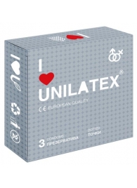 Презервативы с точками Unilatex Dotted - 3 шт. - Unilatex - купить с доставкой в Ставрополе