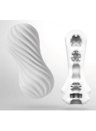 Мастурбатор FLEX Silky White с мягким рельефом - Tenga - в Ставрополе купить с доставкой