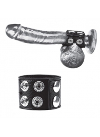 Ремень на член и мошонку 1.5  Cock Ring With Ball Strap - BlueLine - купить с доставкой в Ставрополе