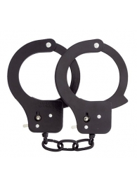 Чёрные наручники из листового металла BONDX METAL CUFFS BLACK - Dream Toys - купить с доставкой в Ставрополе