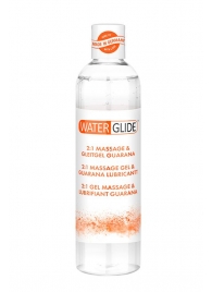 Гель-смазка 2-в-1 MASSAGE   LUBRICANT GUARANA - 300 мл. - Waterglide - купить с доставкой в Ставрополе