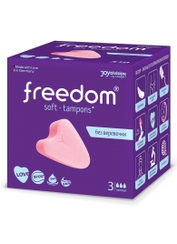 Женские гигиенические тампоны без веревочки FREEDOM normal - 3 шт. - Freedom - купить с доставкой в Ставрополе