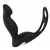 Черный вибромассажер простаты P-PLEASER W ERECTION ENHANCE - Dream Toys - в Ставрополе купить с доставкой