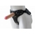 Черный пояс-трусики с двумя насадками Soft-Dolli - 16,5 и 10,5 см. - LOVETOY (А-Полимер) - купить с доставкой в Ставрополе