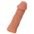 Телесная реалистичная насадка KOKOS Extreme Sleeve 05 с дополнительной стимуляцией - 12,7 см. - KOKOS - в Ставрополе купить с доставкой