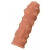 Телесная реалистичная насадка KOKOS Extreme Sleeve 11 с дополнительной стимуляцией - 12,7 см. - KOKOS - в Ставрополе купить с доставкой