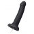 Черный фаллос с имитацией эякуляции Silicon Cum Dildo L - 19,6 см. - Strap-on-me - купить с доставкой в Ставрополе