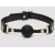 Черный кляп-шар Bound to You Faux Leather Ball Gag - Fifty Shades of Grey - купить с доставкой в Ставрополе
