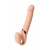 Телесный безремневой вибрострапон Vibrating Bendable Strap-On L - Strap-on-me - купить с доставкой в Ставрополе