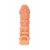 Телесная закрытая насадка с пупырышками Cock Sleeve Size M - 15,6 см. - KOKOS - в Ставрополе купить с доставкой