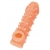 Телесная закрытая насадка с пупырышками Cock Sleeve Size L - 17,6 см. - KOKOS - в Ставрополе купить с доставкой