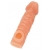 Телесная закрытая насадка с шершавой головкой Cock Sleeve Size L - 17,6 см. - KOKOS - в Ставрополе купить с доставкой