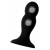 Черная анальная втулка Hidro M - 10,5 см. - Erotist Adult Toys