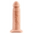 Телесный реалистичный фаллоимитатор с полостью Silicone Hollow Extension - 20 см. - Pipedream - купить с доставкой в Ставрополе