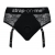 Черные трусики для насадок Diva Lingerie Harness - size S - Strap-on-me - купить с доставкой в Ставрополе