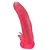 Розовая насадка для страпона с клиторальными лепестками - 18,5 см. - LOVETOY (А-Полимер) - купить с доставкой в Ставрополе