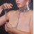 Серебристый ошейник из искусственной кожи - Sitabella - купить с доставкой в Ставрополе