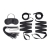 Эротический набор 4PC Bondage Bed Strap   Flogger Kit - Lux Fetish - купить с доставкой в Ставрополе