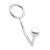 Кольцо на пенис с анальным стимулятором Stainless Steel Anal Hook   Cock Ring - BlueLine - в Ставрополе купить с доставкой