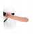 Фаллопротез телесного цвета Hollow Strap-On - 29 см. - Pipedream - купить с доставкой в Ставрополе