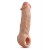 Телесная насадка-удлинитель Intrepid 9.25 Inch Realistic Penis Extender Sleeve - 23,5 см. - Blush Novelties - в Ставрополе купить с доставкой