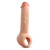 Телесная насадка-удлинитель Thrive 8.75 Inch Realistic Penis Extender Sleeve - 22,2 см. - Blush Novelties - в Ставрополе купить с доставкой