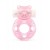 Розовое эрекционное виброкольцо в форме мишки - 1137 - в Ставрополе купить с доставкой