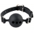 Силиконовый кляп-шар с отверстиями для дыхания Silicone Breathable Ball Gag Small - Pipedream - купить с доставкой в Ставрополе