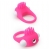 Розовое эрекционное кольцо с щеточкой LIT-UP SILICONE STIMU RING 5 - Dream Toys - в Ставрополе купить с доставкой